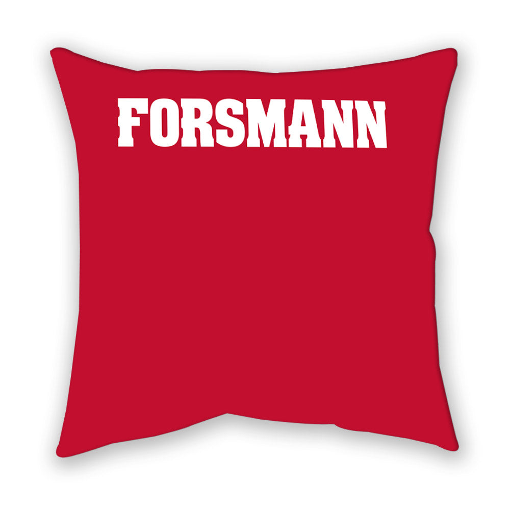 Wisconsin - NCAA Men's Track & Field : Lorenz Forsmann - Pillow-1