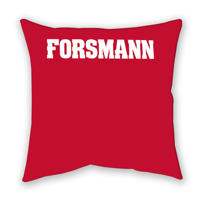 Wisconsin - NCAA Men's Track & Field : Lorenz Forsmann - Pillow-1