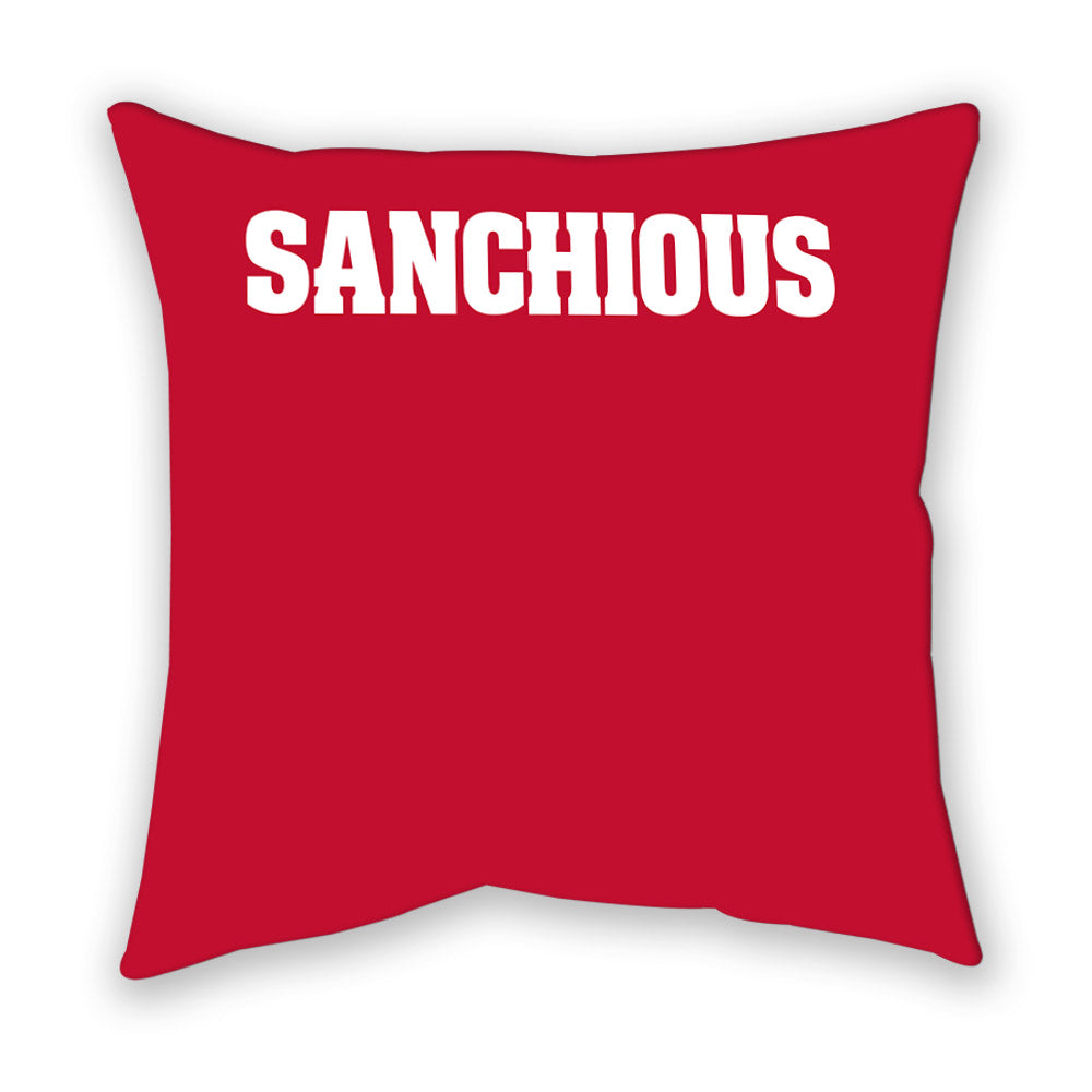 Wisconsin - NCAA Women's Track & Field : Catalina Sanchious - Pillow-1