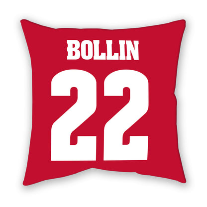 Wisconsin - NCAA Women's Basketball : Shay Bollin - Pillow-1