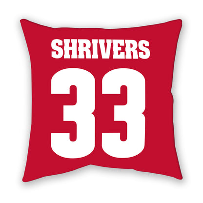 Wisconsin - NCAA Men's Soccer : Luke Shrivers - Pillow-1