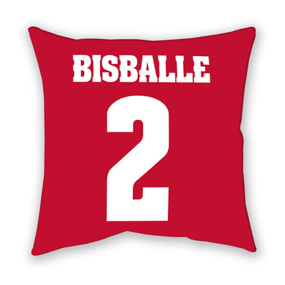 Wisconsin - NCAA Women's Basketball : Alie Bisballe - Pillow-1