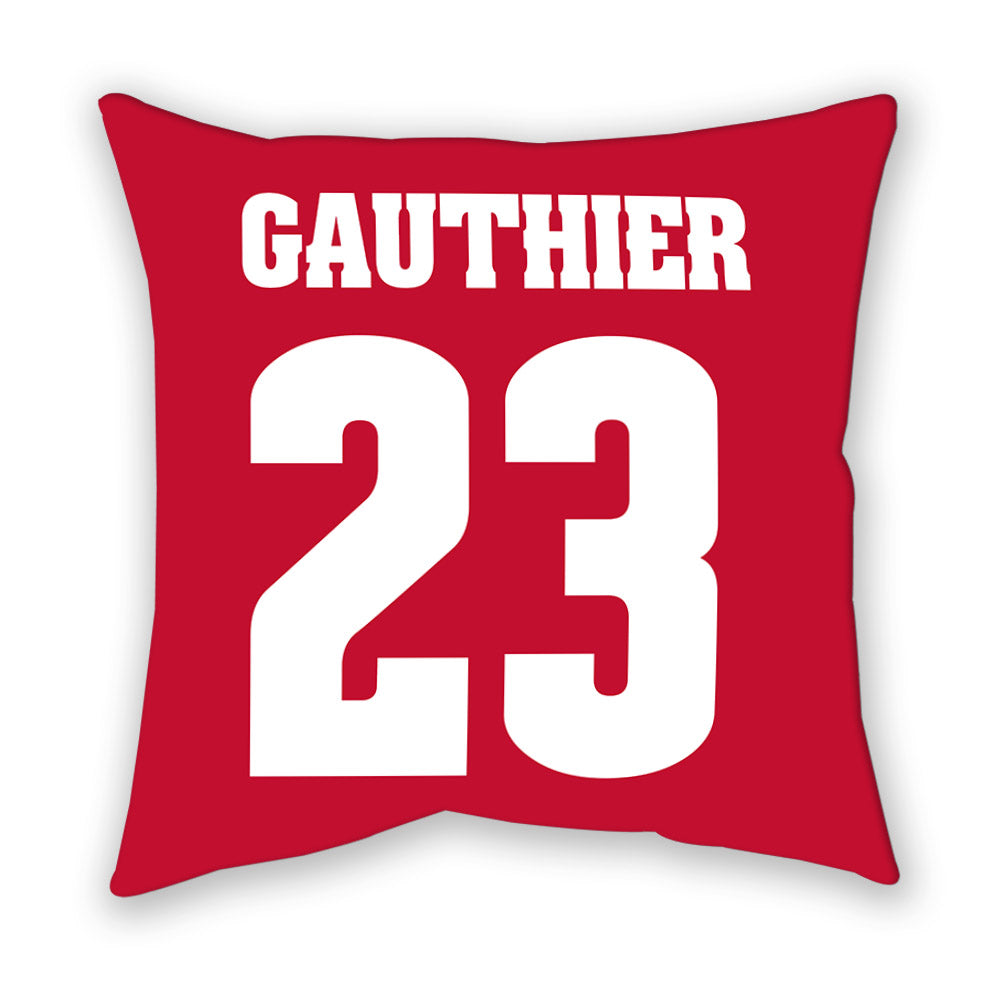 Wisconsin - NCAA Football : Landon Gauthier - Pillow-1