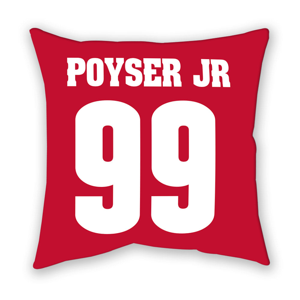 Wisconsin - NCAA Football : Jermaine Poyser Jr - Pillow-1