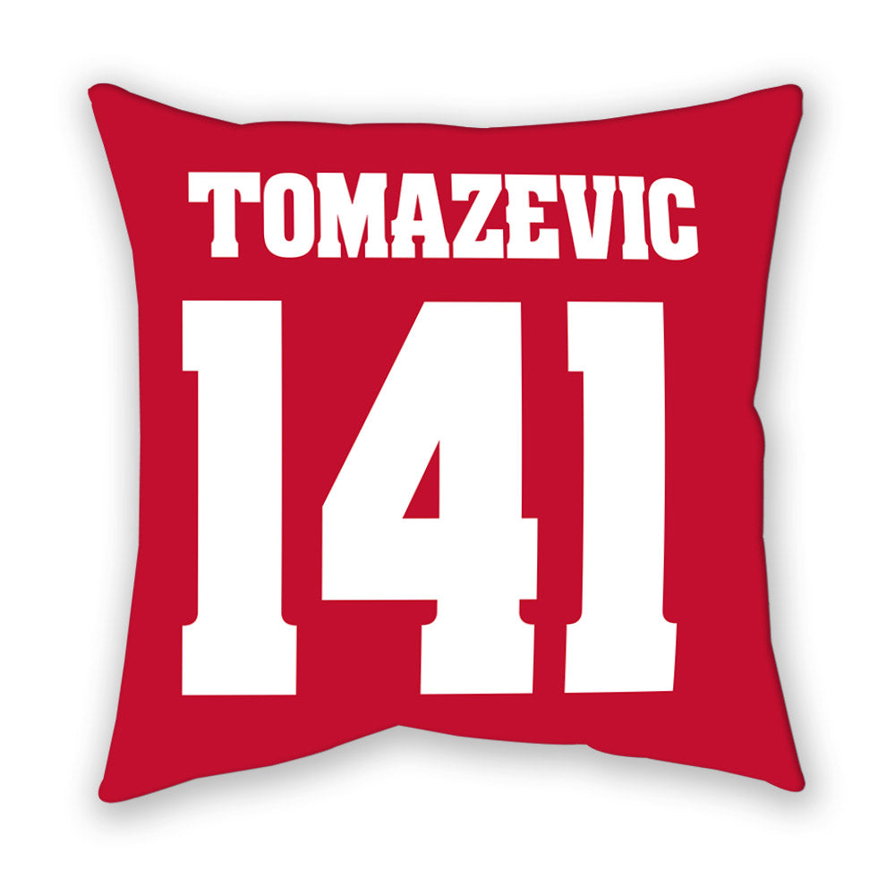 Wisconsin - NCAA Wrestling : Peter Tomazevic - Pillow-1