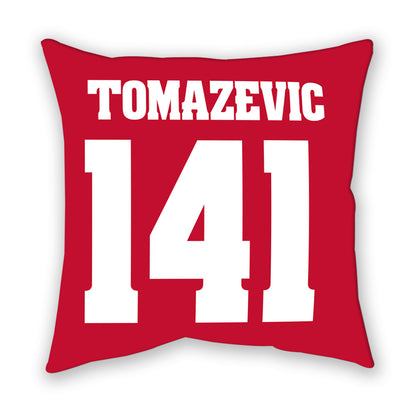 Wisconsin - NCAA Wrestling : Peter Tomazevic - Pillow-1