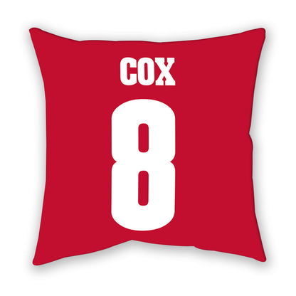 Wisconsin - NCAA Women's Soccer : Delaney Cox - Pillow-1