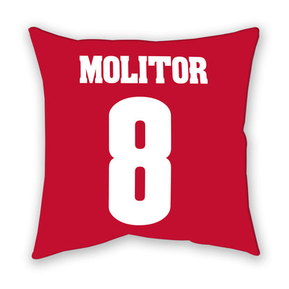 Wisconsin - NCAA Softball : Kylee Molitor - Pillow-1
