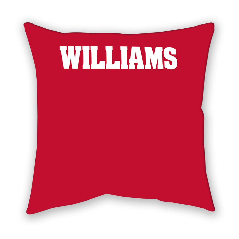 Wisconsin - NCAA Men's Track & Field : Jalen Williams - Pillow-1