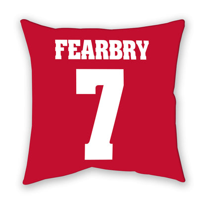 Wisconsin - NCAA Football : Tyreese Fearbry - Pillow-1