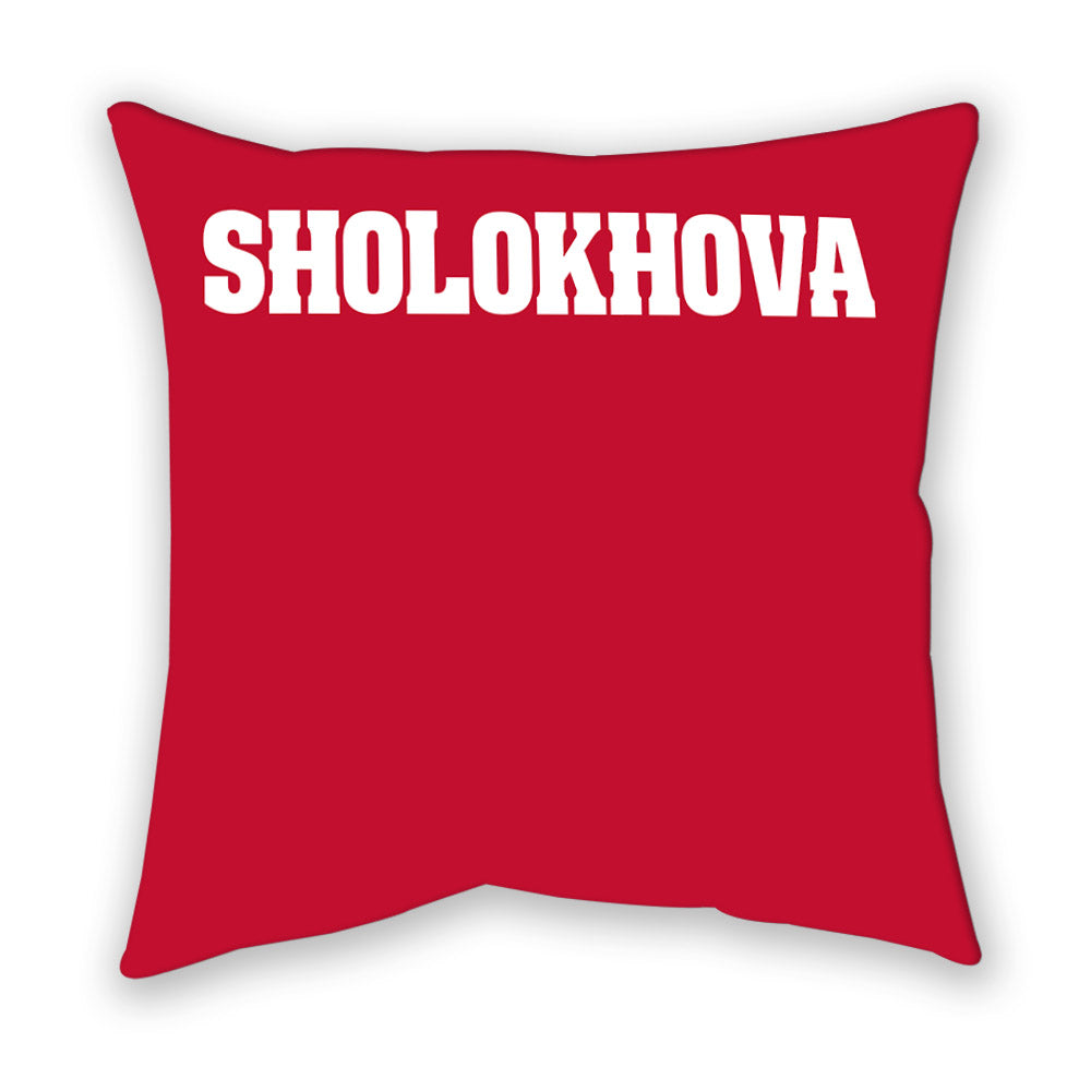 Wisconsin - NCAA Women's Tennis : Maria Sholokhova - Pillow-1