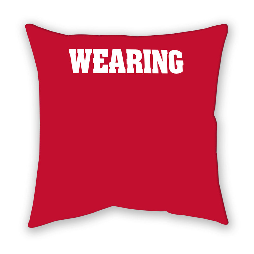 Wisconsin - NCAA Men's Track & Field : Giovanni Wearing - Pillow-1