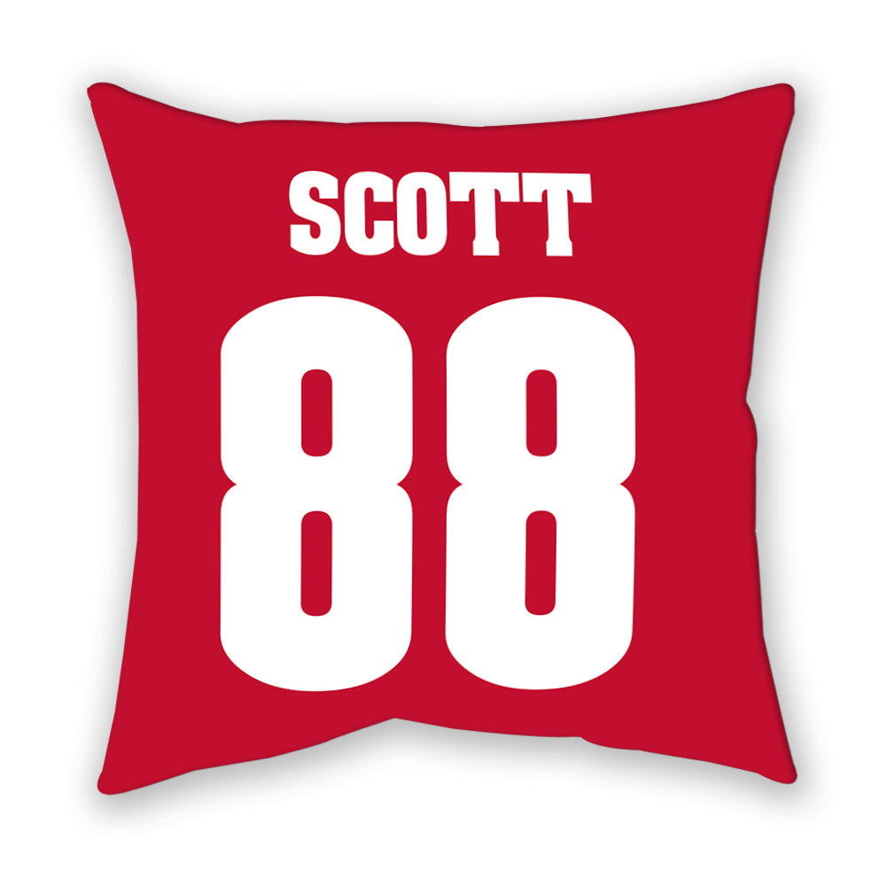 Wisconsin - NCAA Women's Volleyball : Kymora Scott - Pillow-1