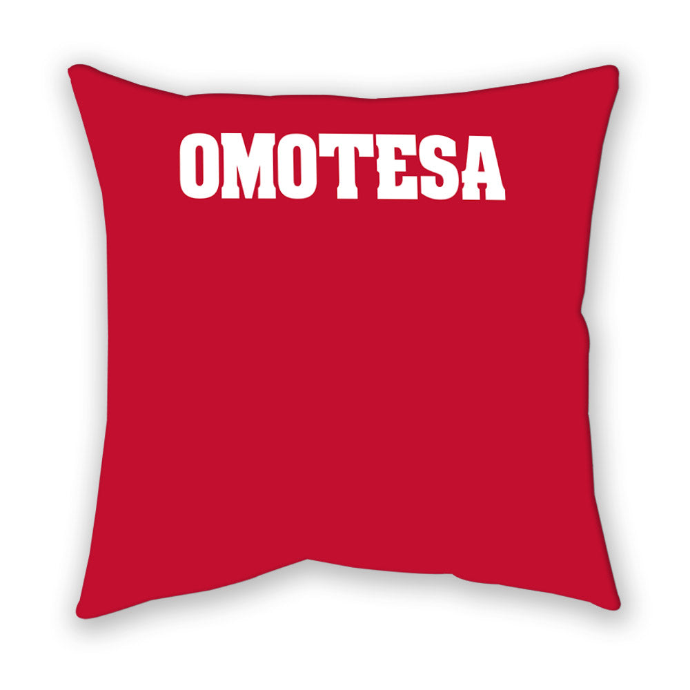 Wisconsin - NCAA Men's Track & Field : Zion Omotesa - Pillow-1