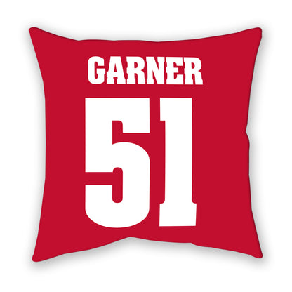 Wisconsin - NCAA Football : Micheal Garner - Pillow-1