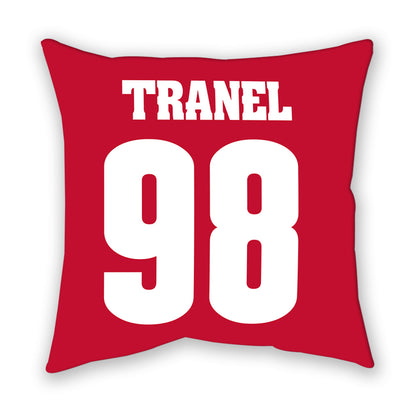 Wisconsin - NCAA Football : Ethan Tranel - Pillow-1