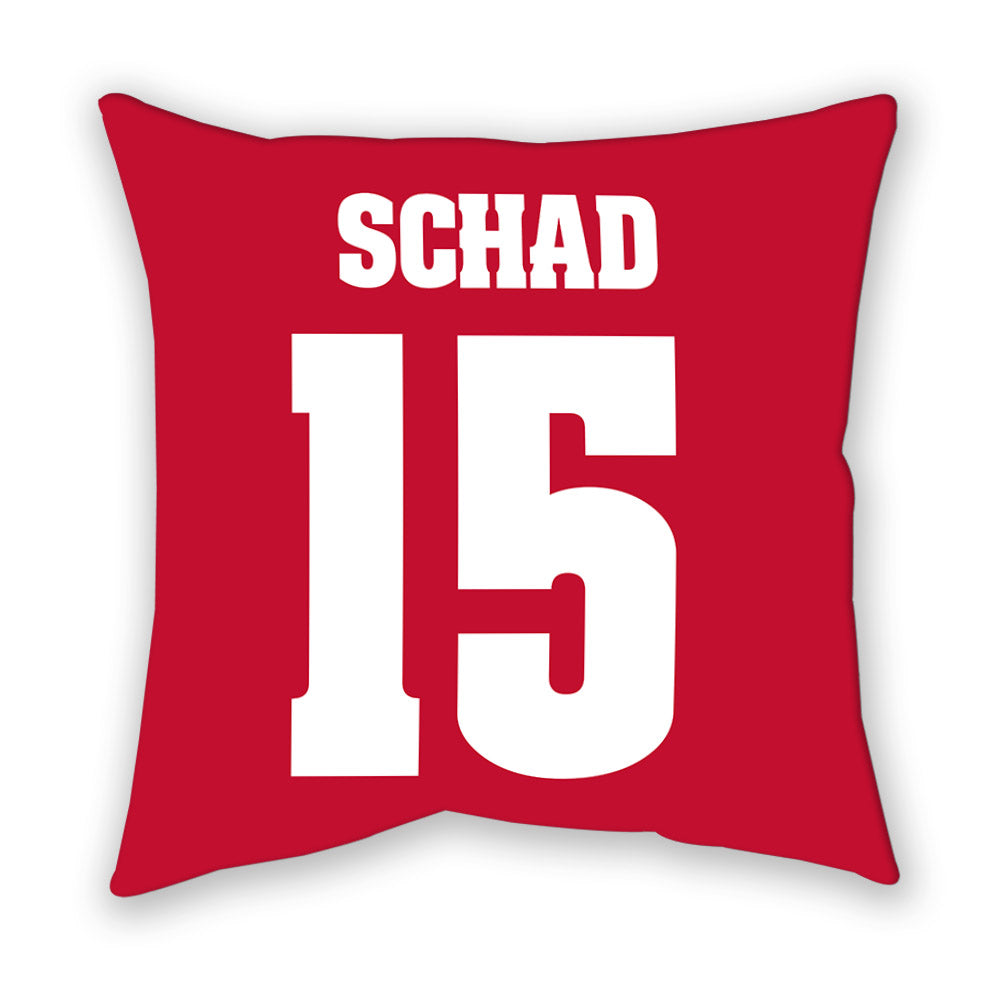 Wisconsin - NCAA Women's Soccer : Taylor Schad - Pillow-1