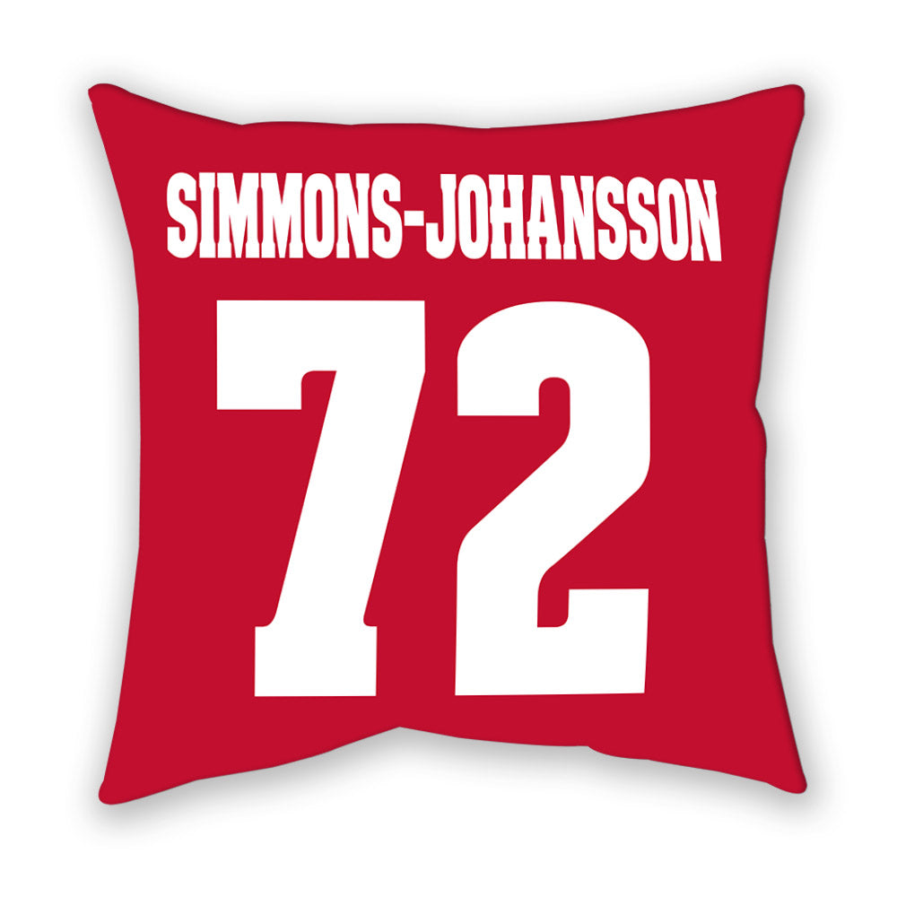 Wisconsin - NCAA Football : Lucas Simmons-Johansson - Pillow-1
