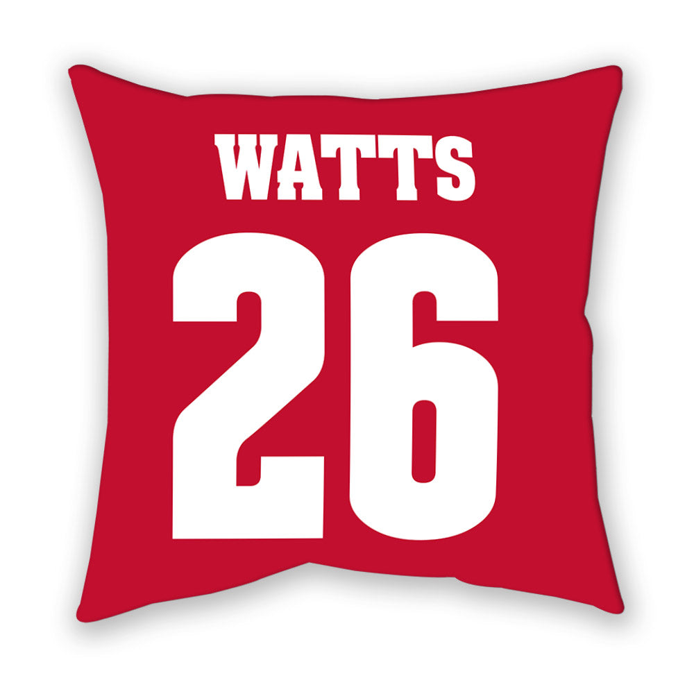 Wisconsin - NCAA Football : Kahni Watts - Pillow-1