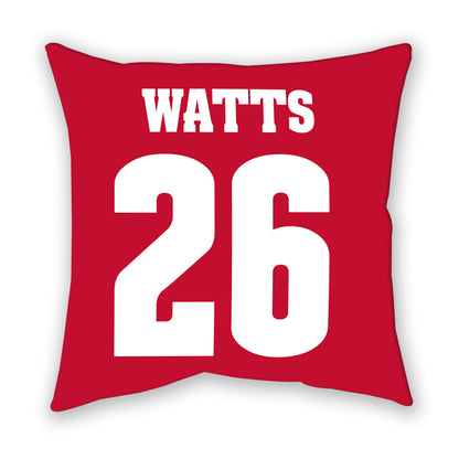 Wisconsin - NCAA Football : Kahni Watts - Pillow-1