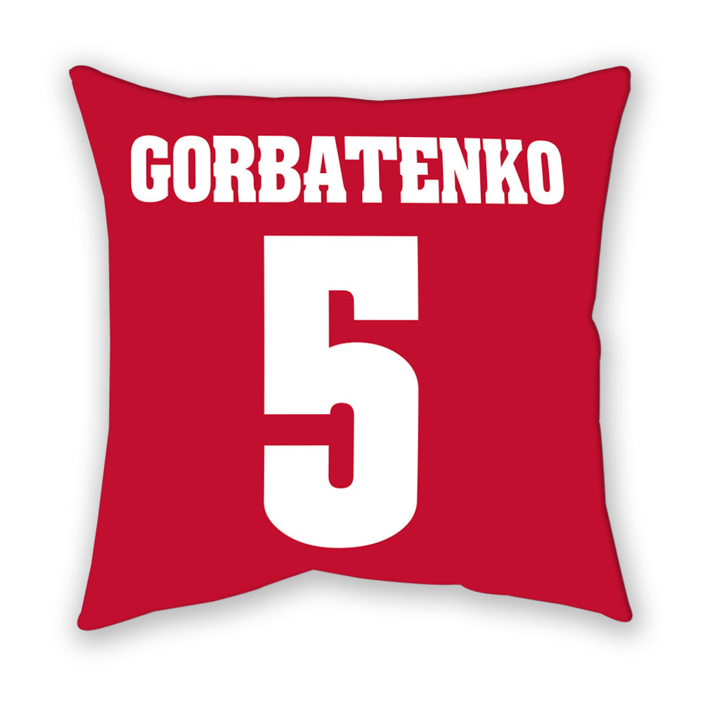 Wisconsin - NCAA Women's Ice Hockey : Rachel Gorbatenko - Pillow-1