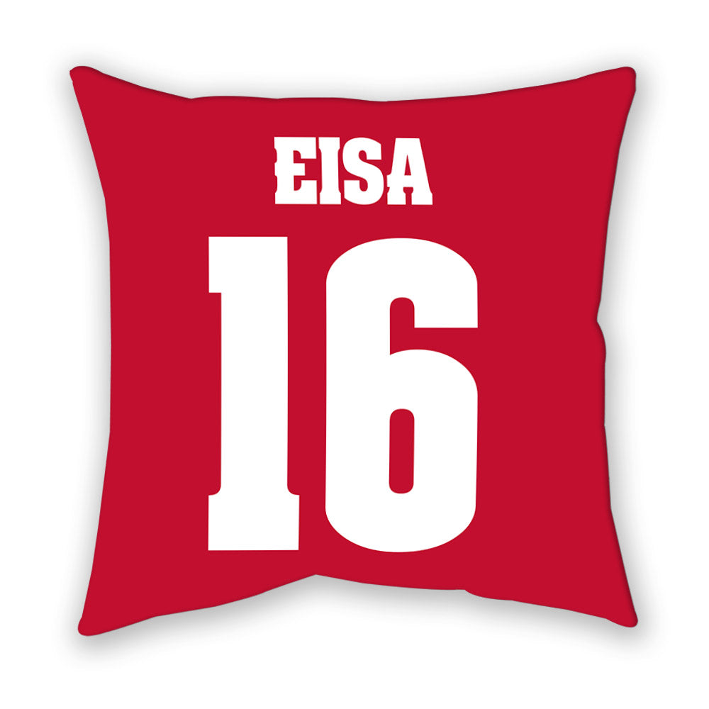 Wisconsin - NCAA Men's Soccer : Roman Eisa - Pillow-1