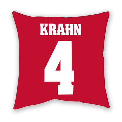 Wisconsin - NCAA Women's Basketball : Lily Krahn - Pillow-1