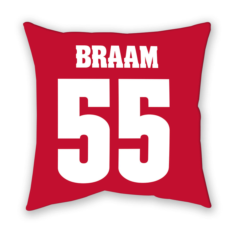 Wisconsin - NCAA Football : Drew Braam - Pillow-1
