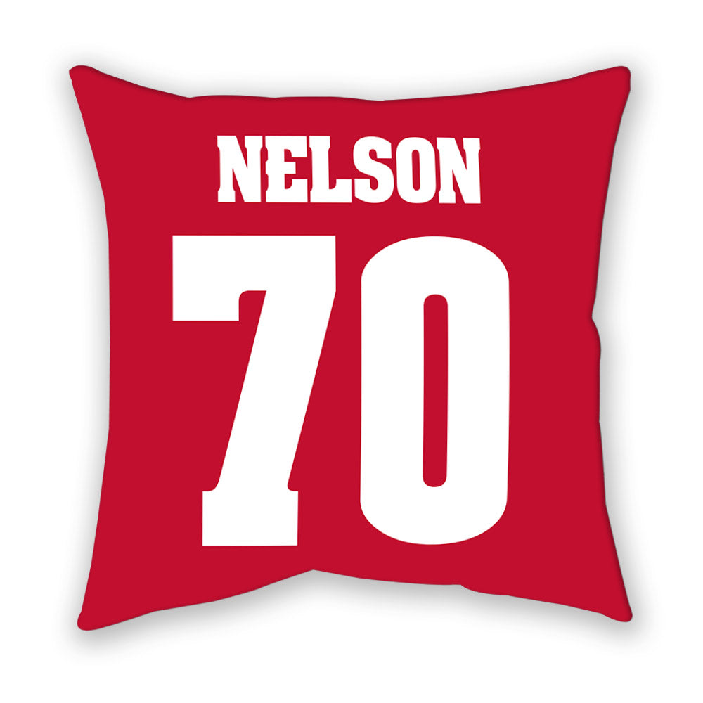 Wisconsin - NCAA Football : Barrett Nelson - Pillow-1