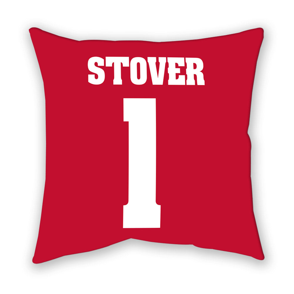 Wisconsin - NCAA Women's Soccer : Drew Stover - Pillow-1