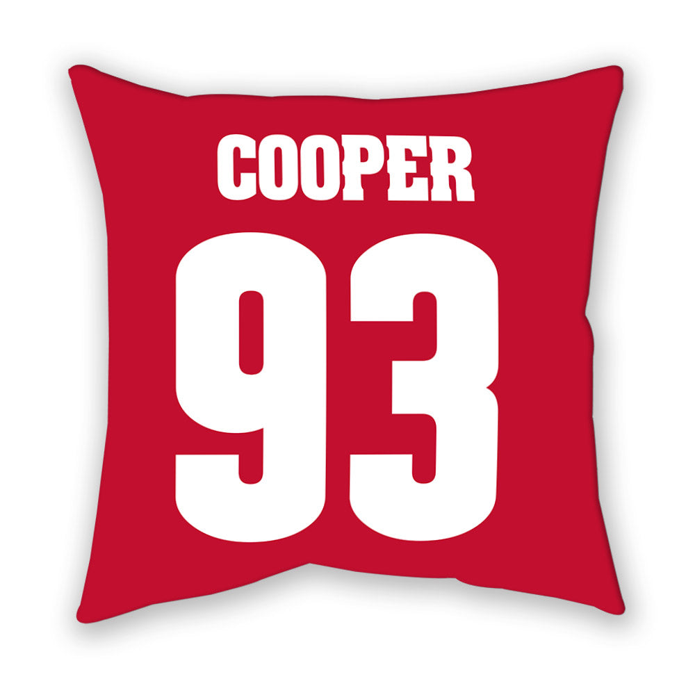Wisconsin - NCAA Football : DeNigel Cooper - Pillow-1