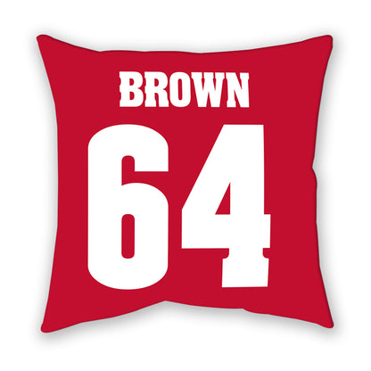 Wisconsin - NCAA Football : Evan Brown - Pillow-1