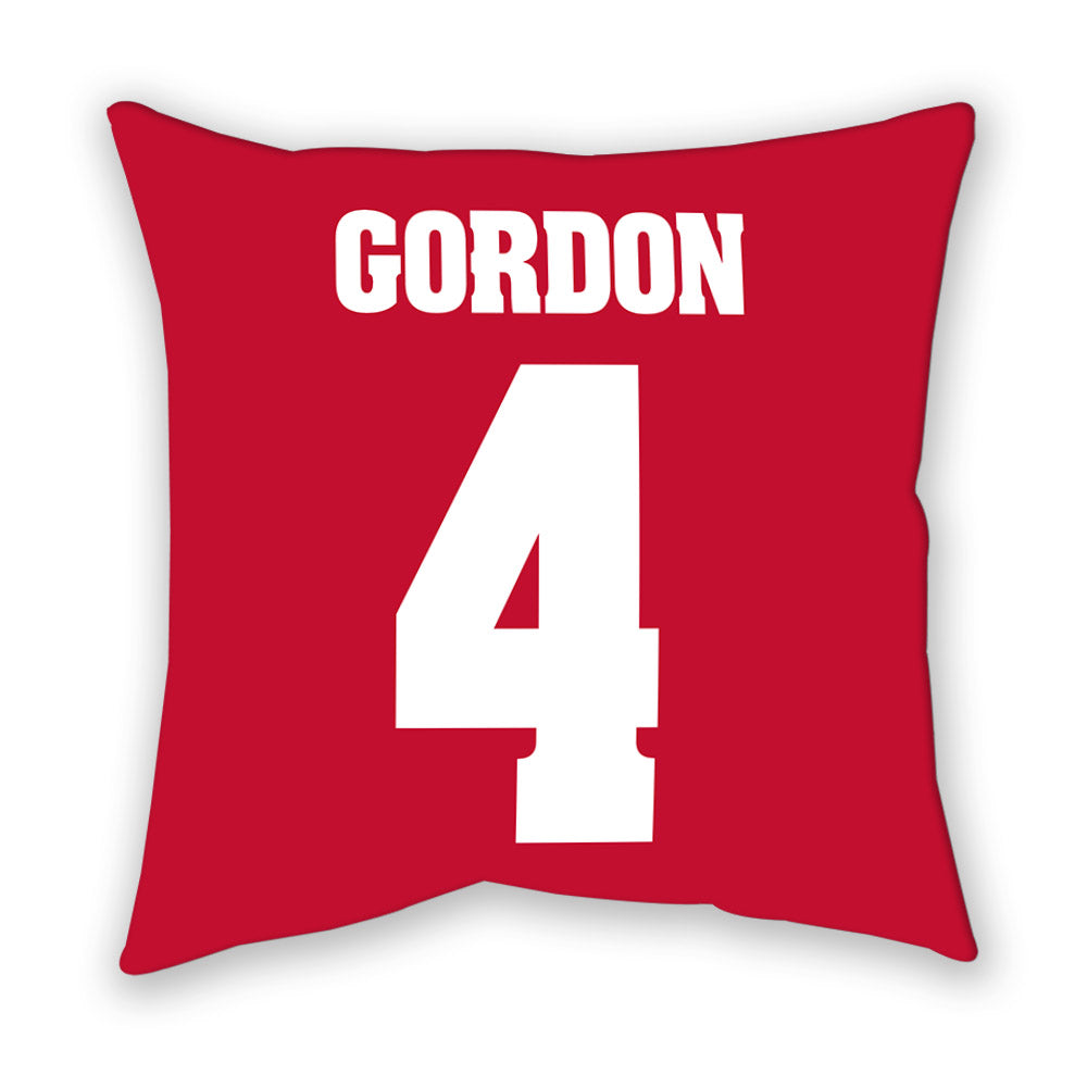 Wisconsin - NCAA Women's Soccer : Taylor Gordon - Pillow-1