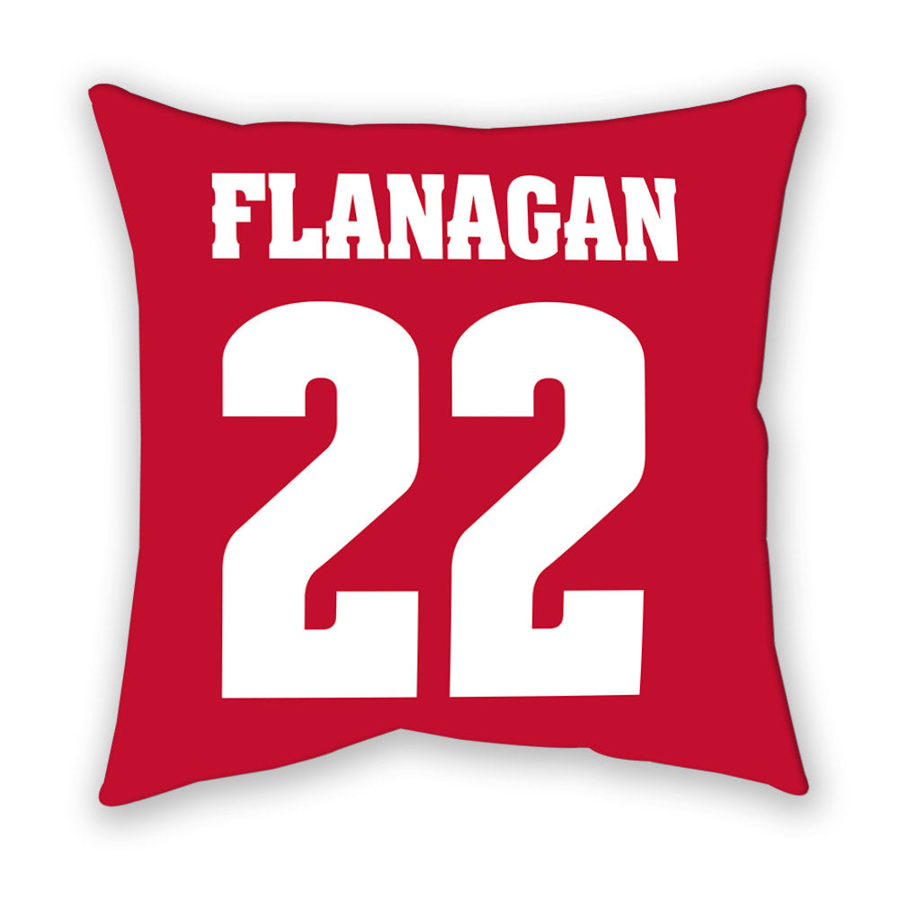 Wisconsin - NCAA Women's Volleyball : Audrey Flanagan - Pillow-1