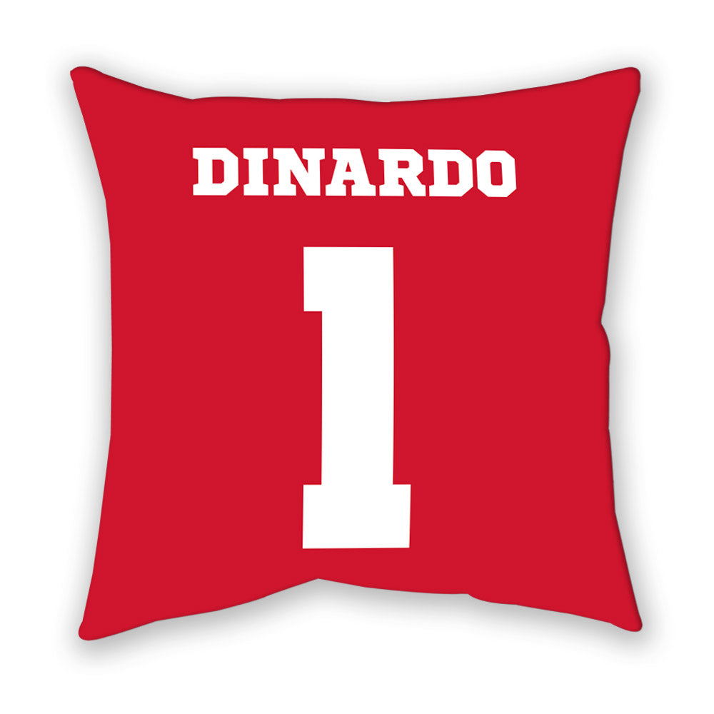 Nebraska - NCAA Softball : Olivia DiNardo - Pillow-1