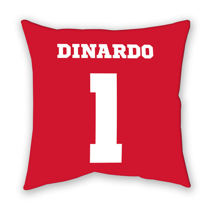 Nebraska - NCAA Softball : Olivia DiNardo - Pillow-1