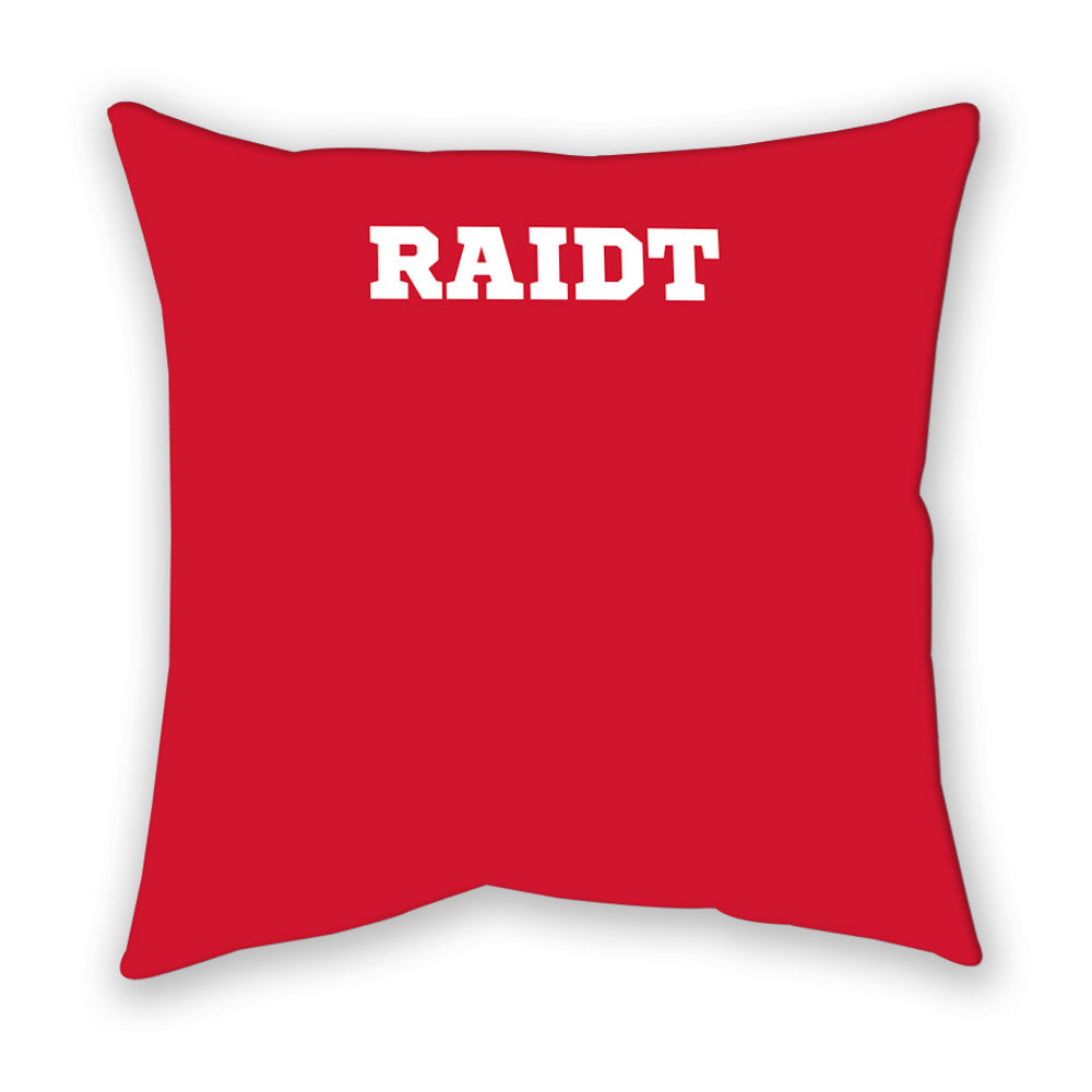 Nebraska - NCAA Women's Tennis : Conley Raidt - Pillow-1