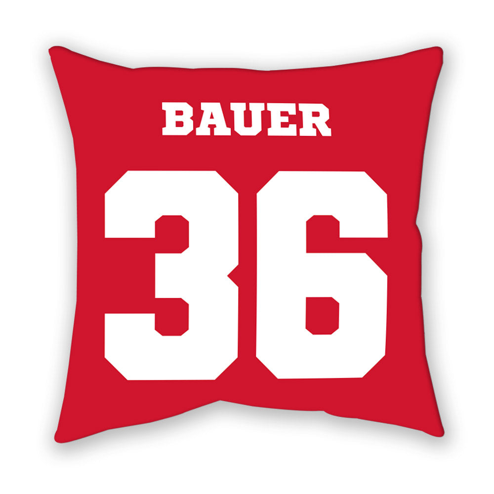 Nebraska - NCAA Football : Rowdy Bauer - Pillow-1