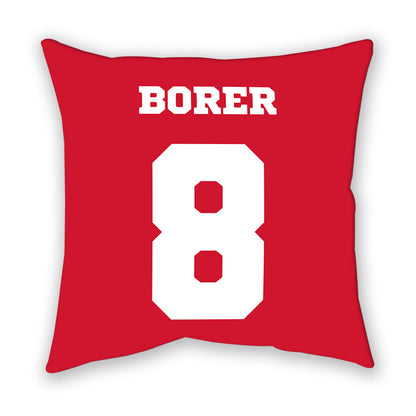 Nebraska - NCAA Women's Soccer : Reese Borer - Pillow-1