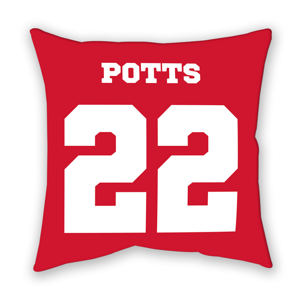 Nebraska - NCAA Women's Basketball : Natalie Potts - Pillow-1