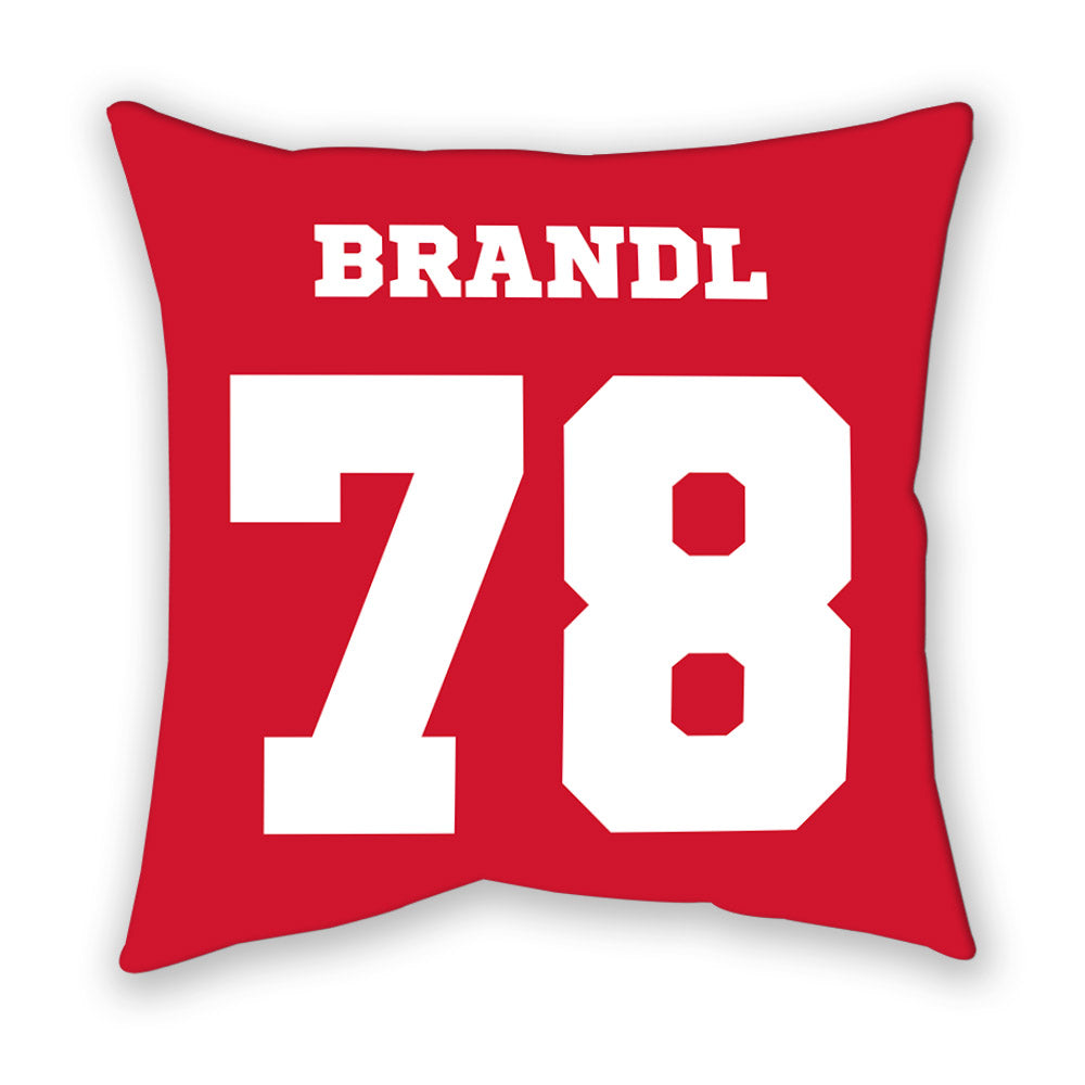 Nebraska - NCAA Football : Jacob Brandl - Pillow-1