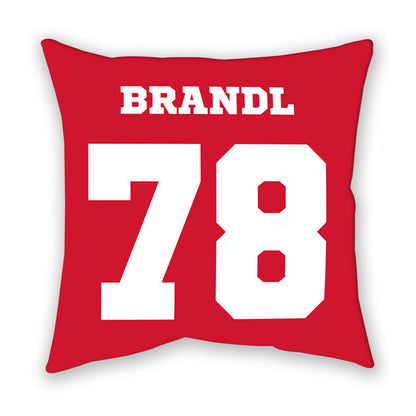 Nebraska - NCAA Football : Jacob Brandl - Pillow-1