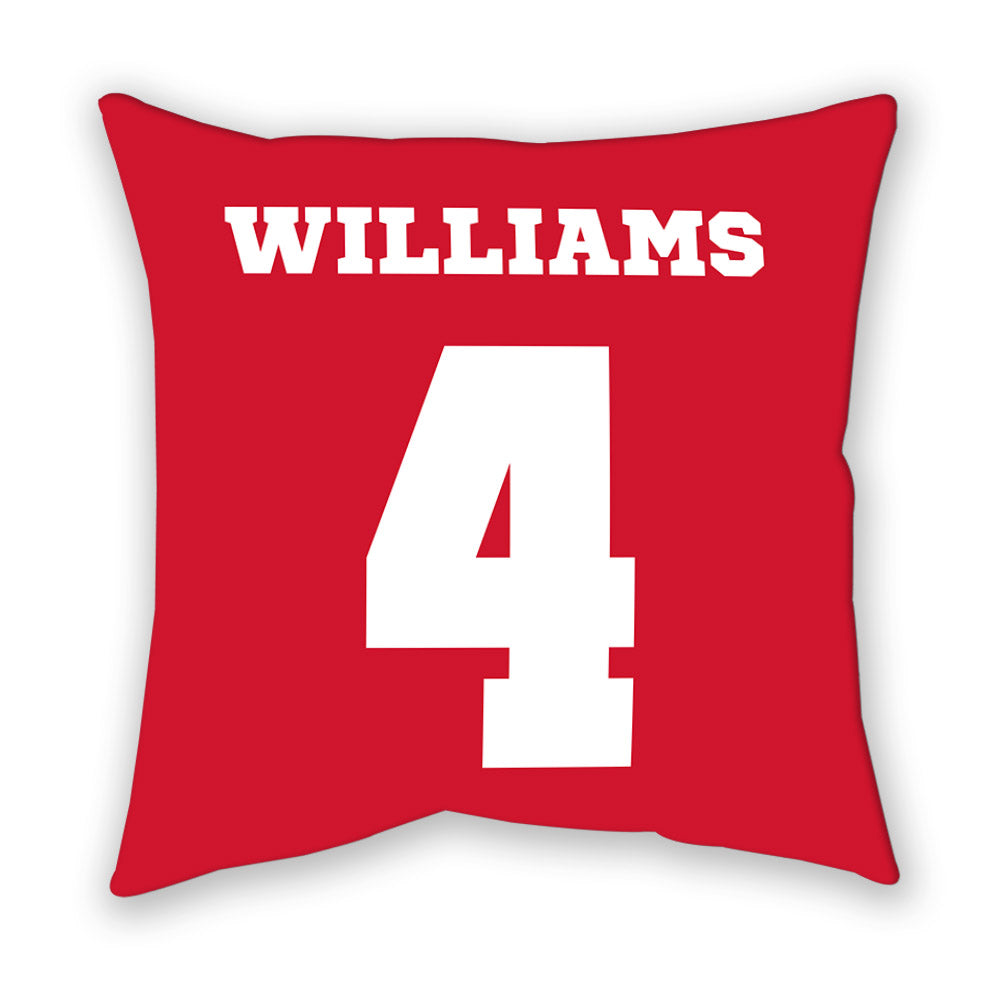 Nebraska - NCAA Women's Soccer : Karli Williams - Pillow-1