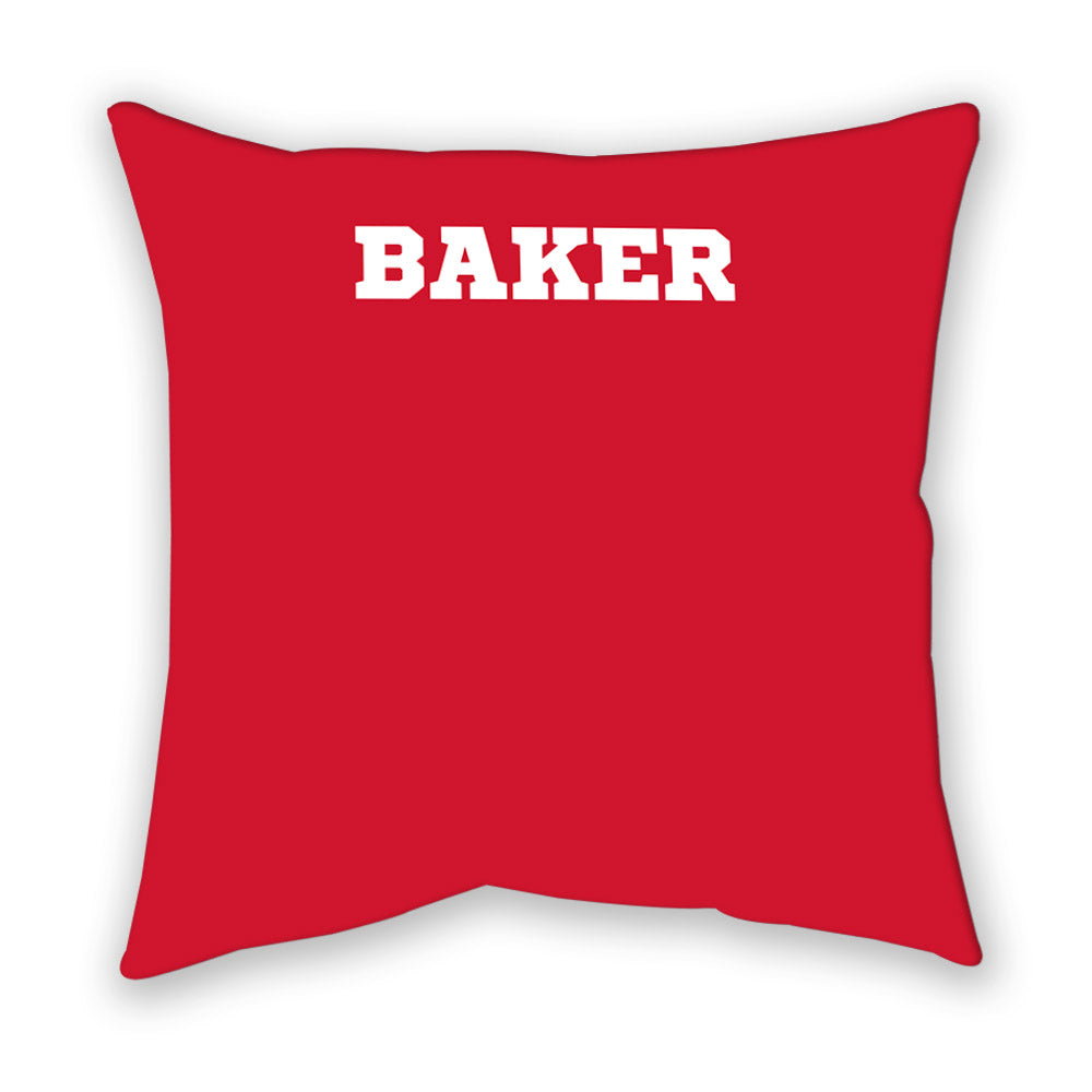 Nebraska - NCAA Women's Gymnastics : Reese Baker - Pillow-1