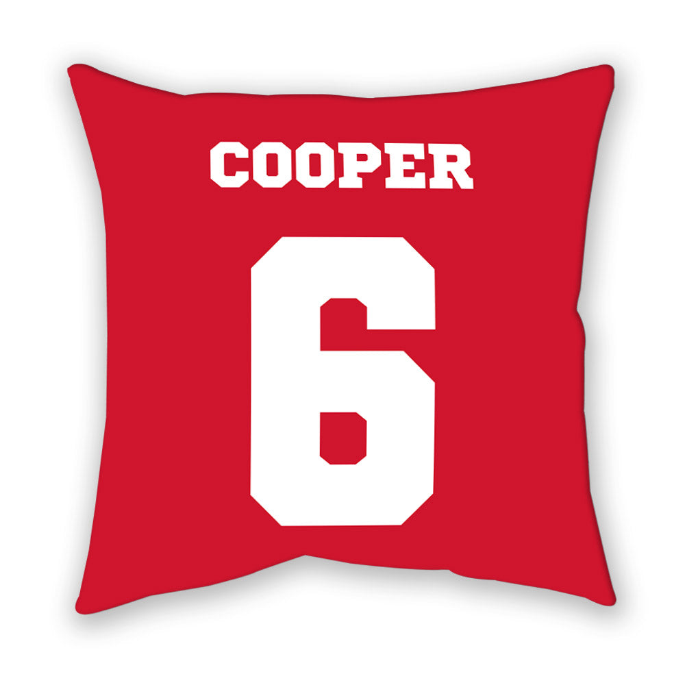 Nebraska - NCAA Men's Basketball : Will Cooper - Pillow-1