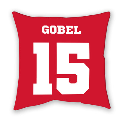 Nebraska - NCAA Women's Soccer : Alexa Gobel - Pillow-1