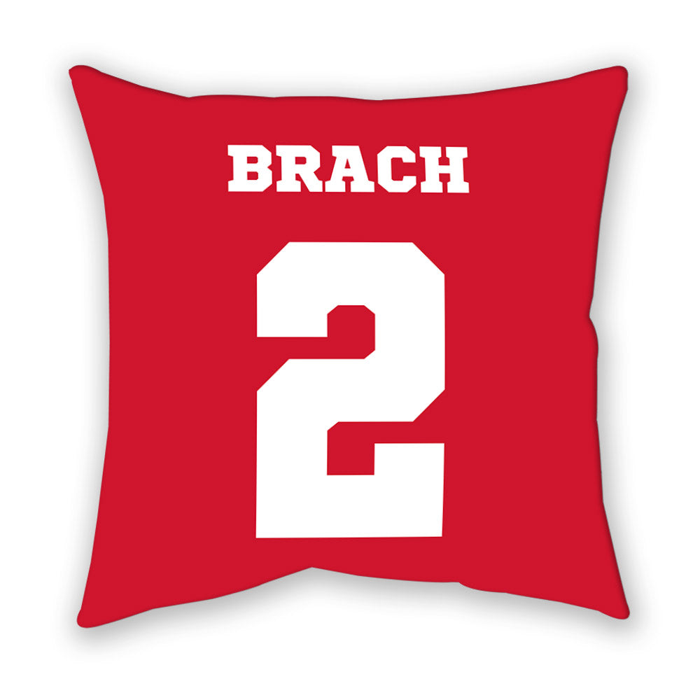 Nebraska - NCAA Women's Soccer : Mila Brach - Pillow-1