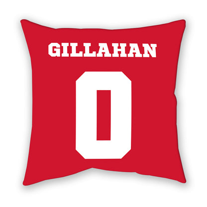 Nebraska - NCAA Women's Soccer : Avery Gillahan - Pillow-1