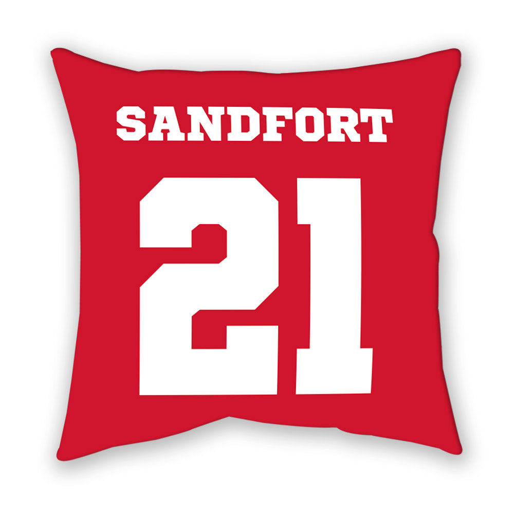 Nebraska - NCAA Men's Basketball : Pryce Sandfort - Pillow-1