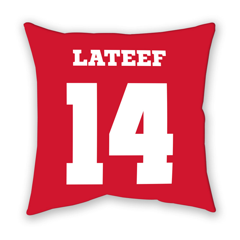 Nebraska - NCAA Football : TJ Lateef - Pillow-1